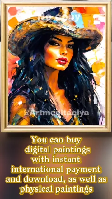 Welcome to the Artmeditaciya gallery! My name is Evgeniya Mikhailova.

 I live in Balashikha, it is the largest city in the Moscow Region, 6 km from Moscow. I invite you to get acquainted with my works and hope that you will like them. If you have any questions, do not hesitate to contact me.
I create 3d pasty impasto canvases and energy paintings in mixed oil technique. You can choose the technique that attracts you the most by subscribing to the store. Buy a ready-made handwork. I wish you creative inspiration and successful shopping!
Instant download.
You can buy digital paintings
with instant international payment and download, as well as physical paintings with quick shipment from the Moscow region of Russia by clicking on
the link👇🔗

https://ballwool.com/shops/Artmeditaciya
