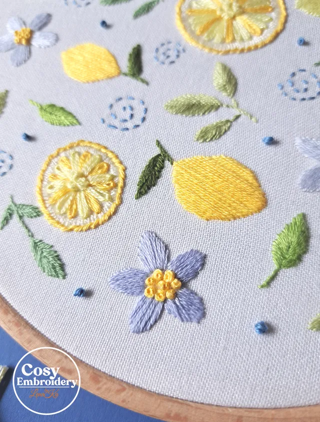 Easypeasy get this LEMON EMBROIDERY PATTERN squeezy!