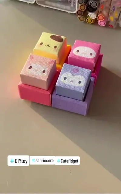 Have you ever imagine how to make this sanrio origami button to release the pressure bettrr than yiur keyboard #sanriocore #sanrioaesthetic #diyfidget #diyfun #sanriogirls #cuteorigamis