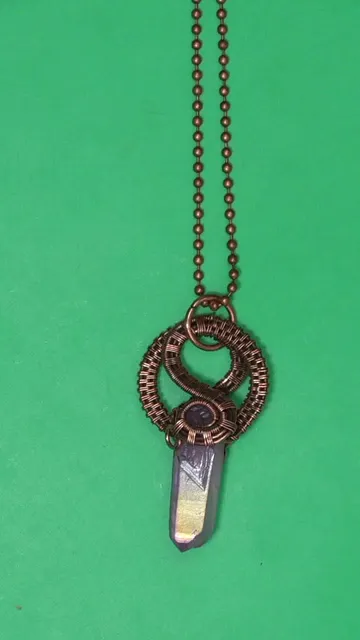 Wire wrap jewelry