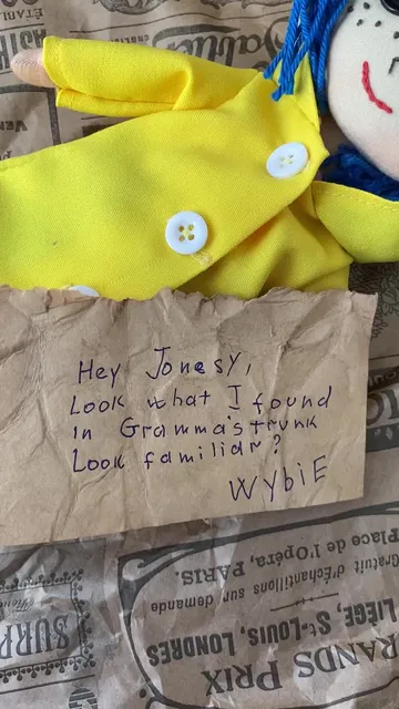 Coraline rag doll .