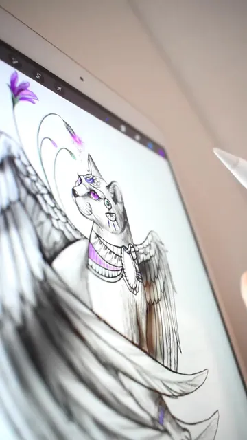 Egyptian cat Bastet tattoo design