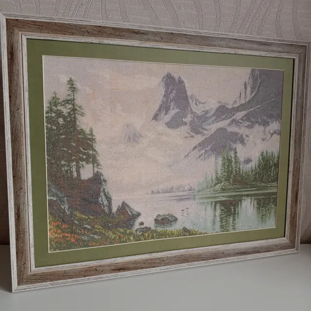 Foggy Mountains Landscape Wall Art,  Forest Artwork, Smoky Mountains Wall Art, Lake Artwork For Walls Decor