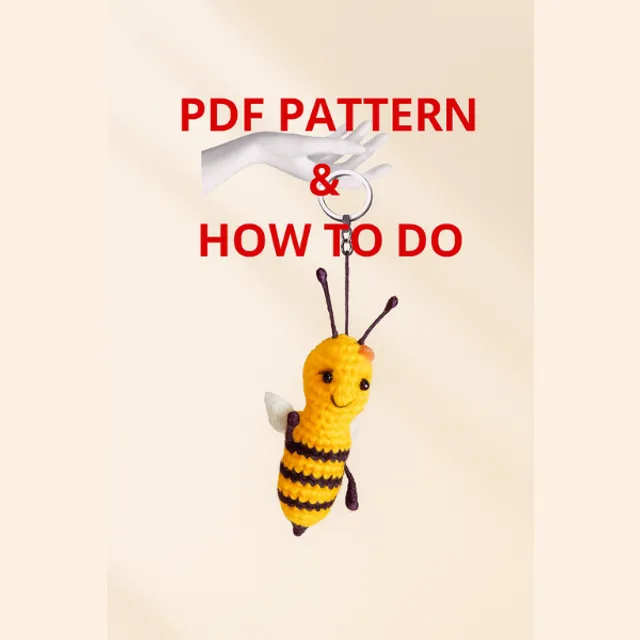 Make your keys buzz with cuteness! 🐝 Grab your Crochet Bee Keychain PDF Pattern now and add a tiny touch of sunshine to your day!
https://ballwool.com/products/139192