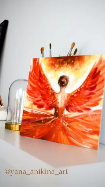 Phoenix Painting Oil on Canvas