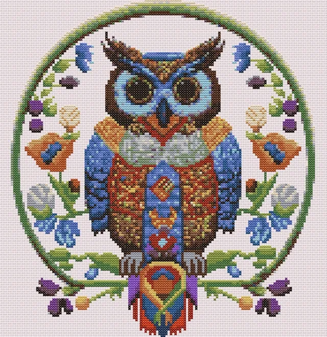 Something magical just landed in the shop…
Meet my brand new cross stitch pattern: The Mystic Owl.
With piercing eyes and enchanting detail, this design is perfect for those who stitch with soul and a touch of mystery.
Crafted for lovers of the mystical and the majestic – are you ready to bring her to life?
Download now, thread your needle, and let the magic unfold.
Don’t forget to tag me – I’d love to see your version!
#crossstitchpattern #mysticowl #owlcrossstitch #witchyaesthetic #handmadewithlove #flosstube #darkacademia #moderncrossstitch #embroideryart #stitch #cross #crossstitch #owl #art