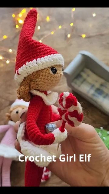 Lovely Xmas elves - crochet pattern