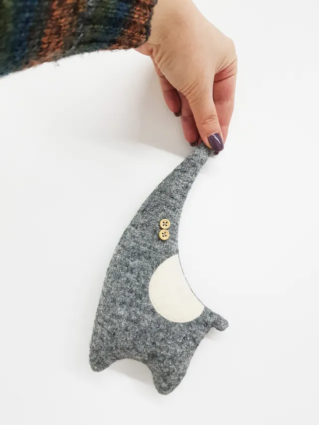 Cute Elephant sewing pattern and PDF Tutorial in English