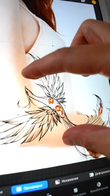 Semicolon phoenix tattoo design