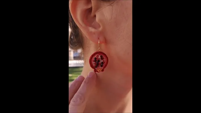 Pomegranate Earrings