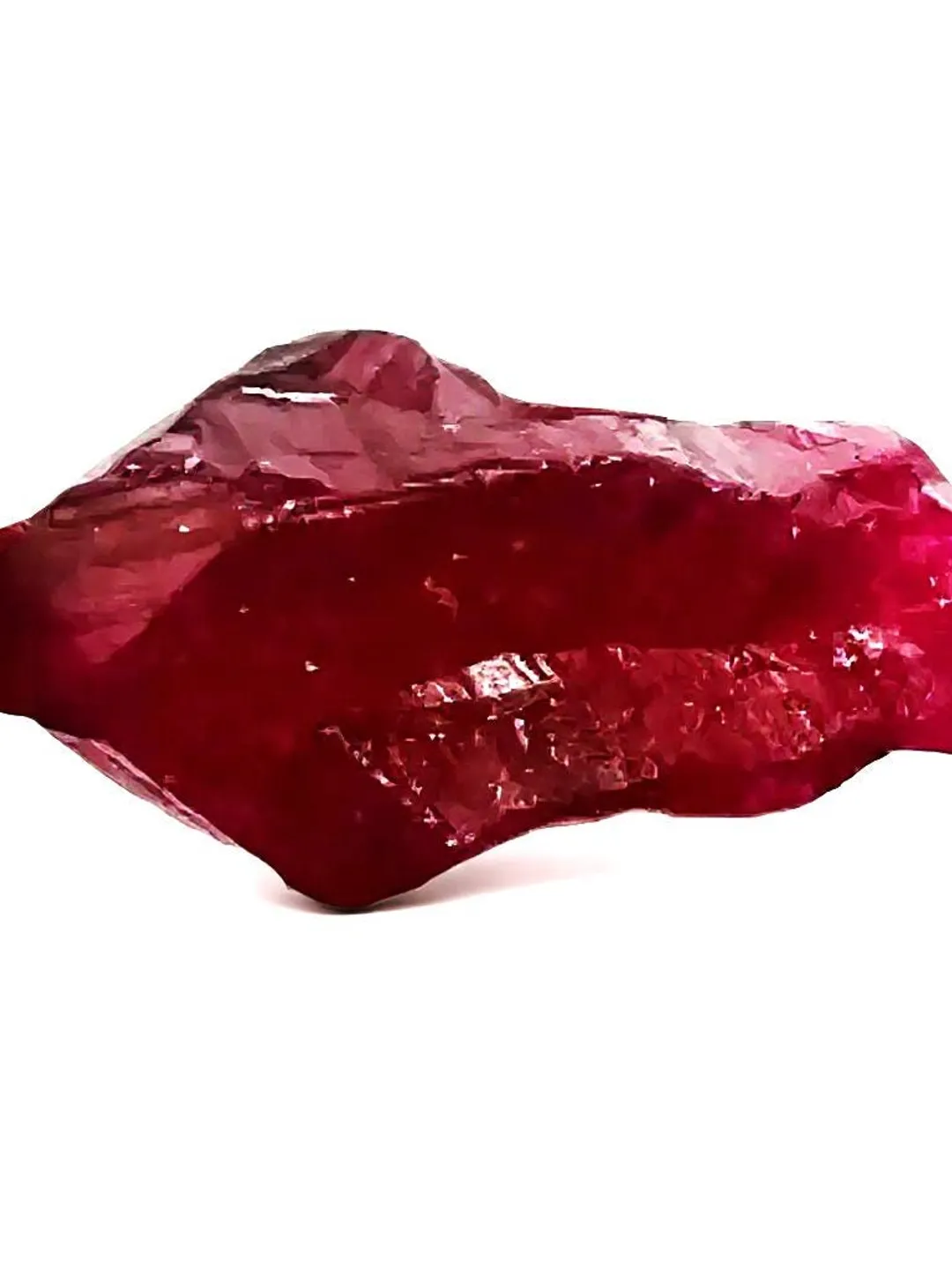150–160 Ct African Ruby Rough Stone Natural Red Corundum Crystal