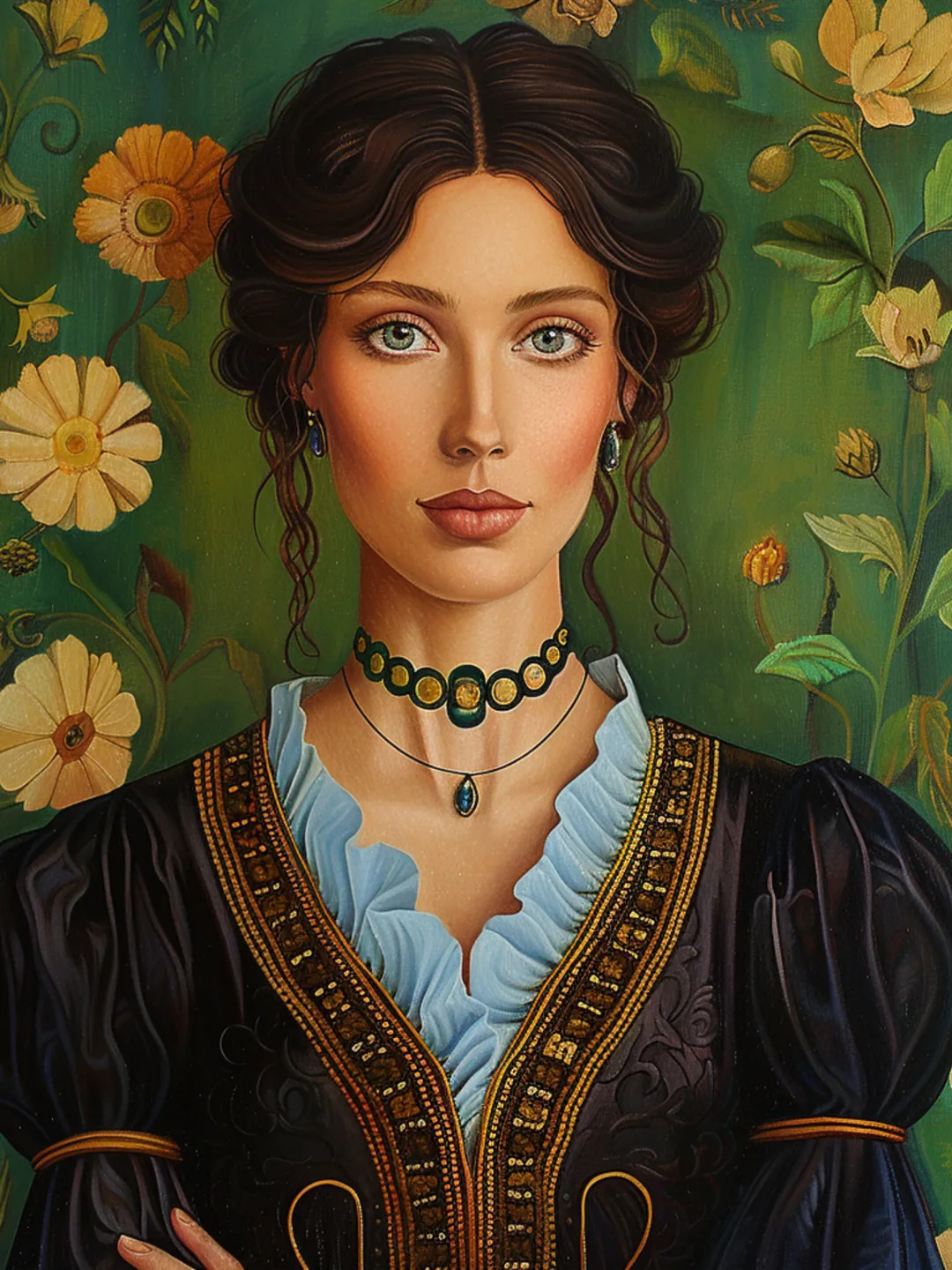 10 Elegant Victorian Lady Wall Art, Bridgerton Era Portrait Digital Art ...