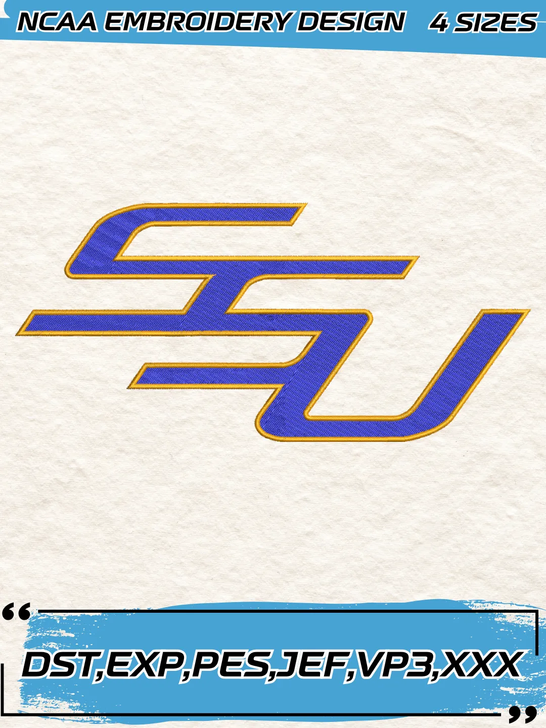Savannah State Tigers Alternate Logos Embroidery Design,NCAA Logo Embroidery Design,Machine Embroidery Design File,4 Sizes, Digital Download