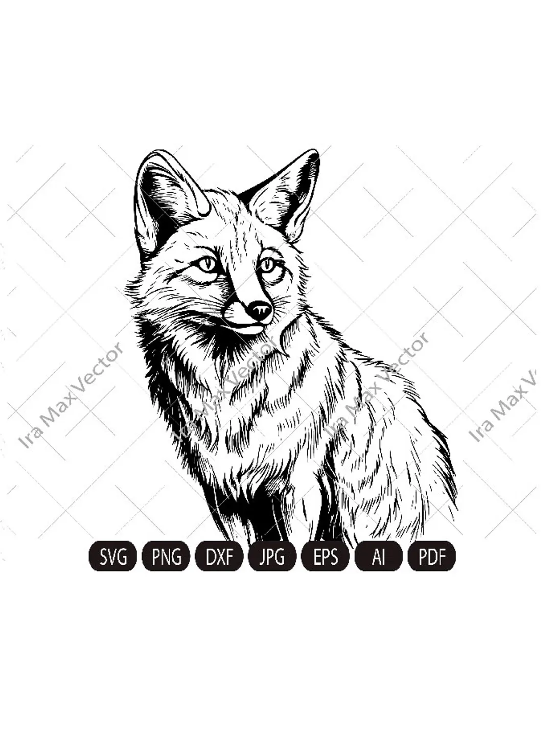 FOX Face svg / Fox Head svg / Fox svg /Fox Mascot svg / Fox Printable / INSTANT DOWNLOAD