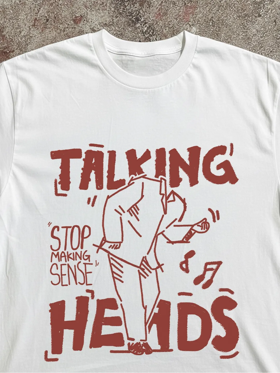 Talking Heads Stop Making Sense Shirt David Byrne Big Suit Vintage
