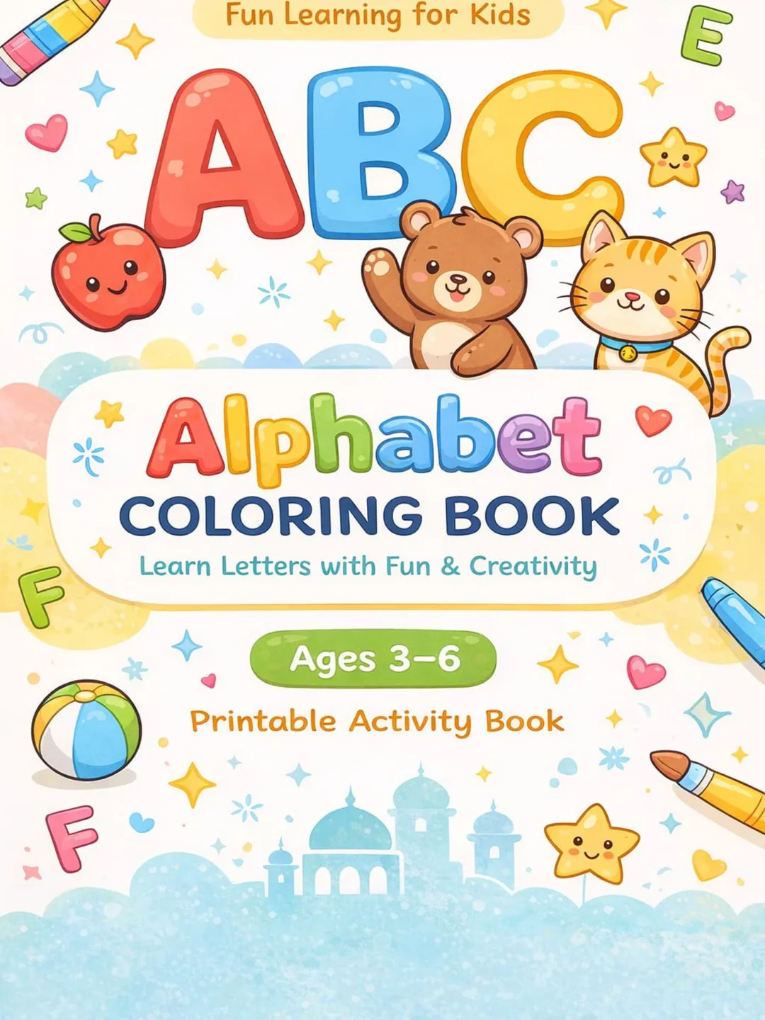 Abc Colo Alphabet coloring book