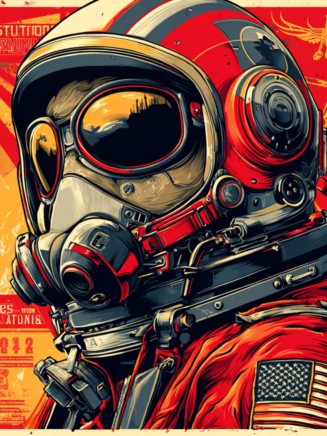 20 Retro Astronaut Poster Art Bundle, Vintage Space Explorer ...