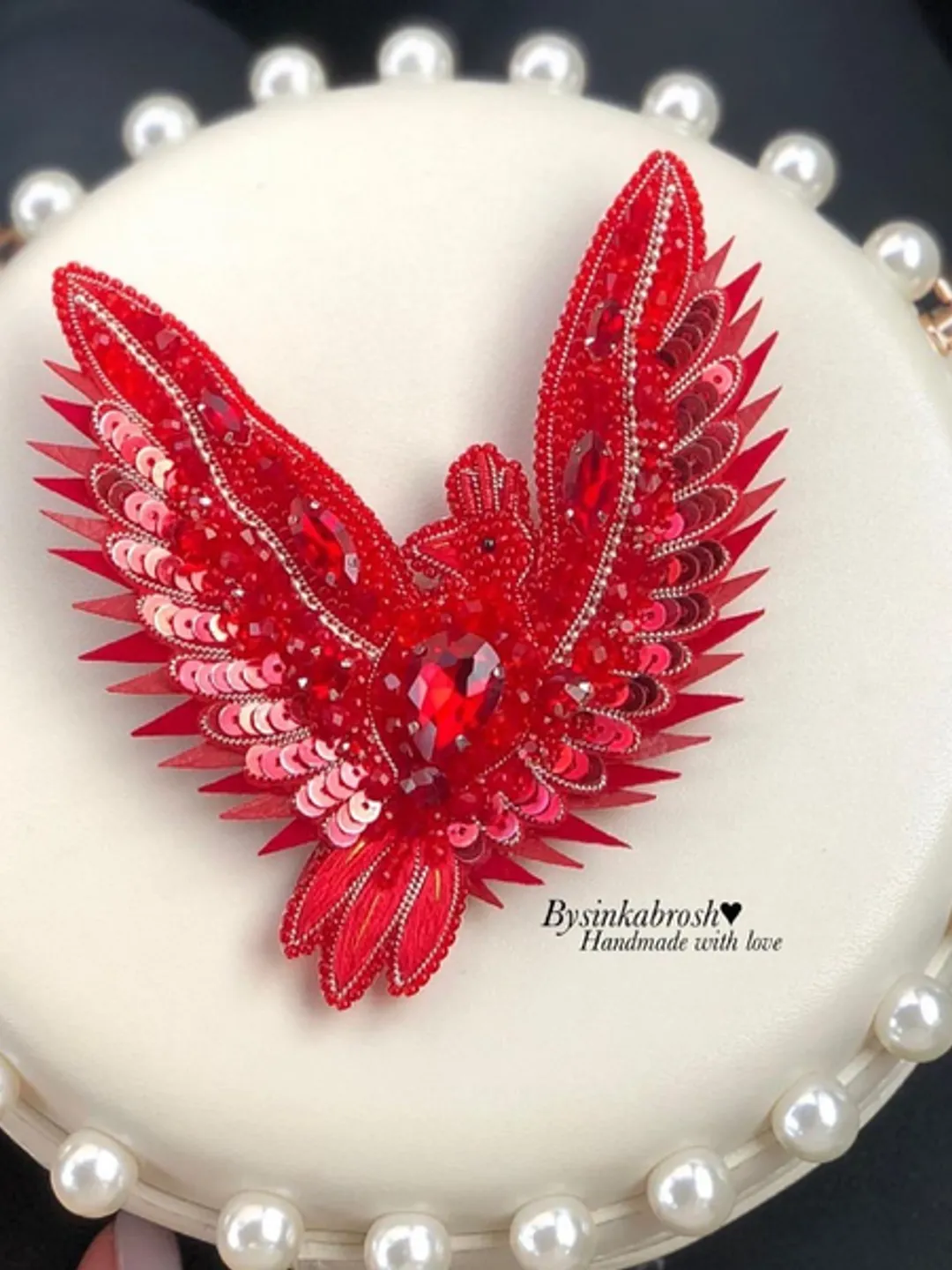 Phoenix bird brooch/symbol brooch/symbol jewelry/handmade brooch/handmade jewelry/phoenix/idea for gift