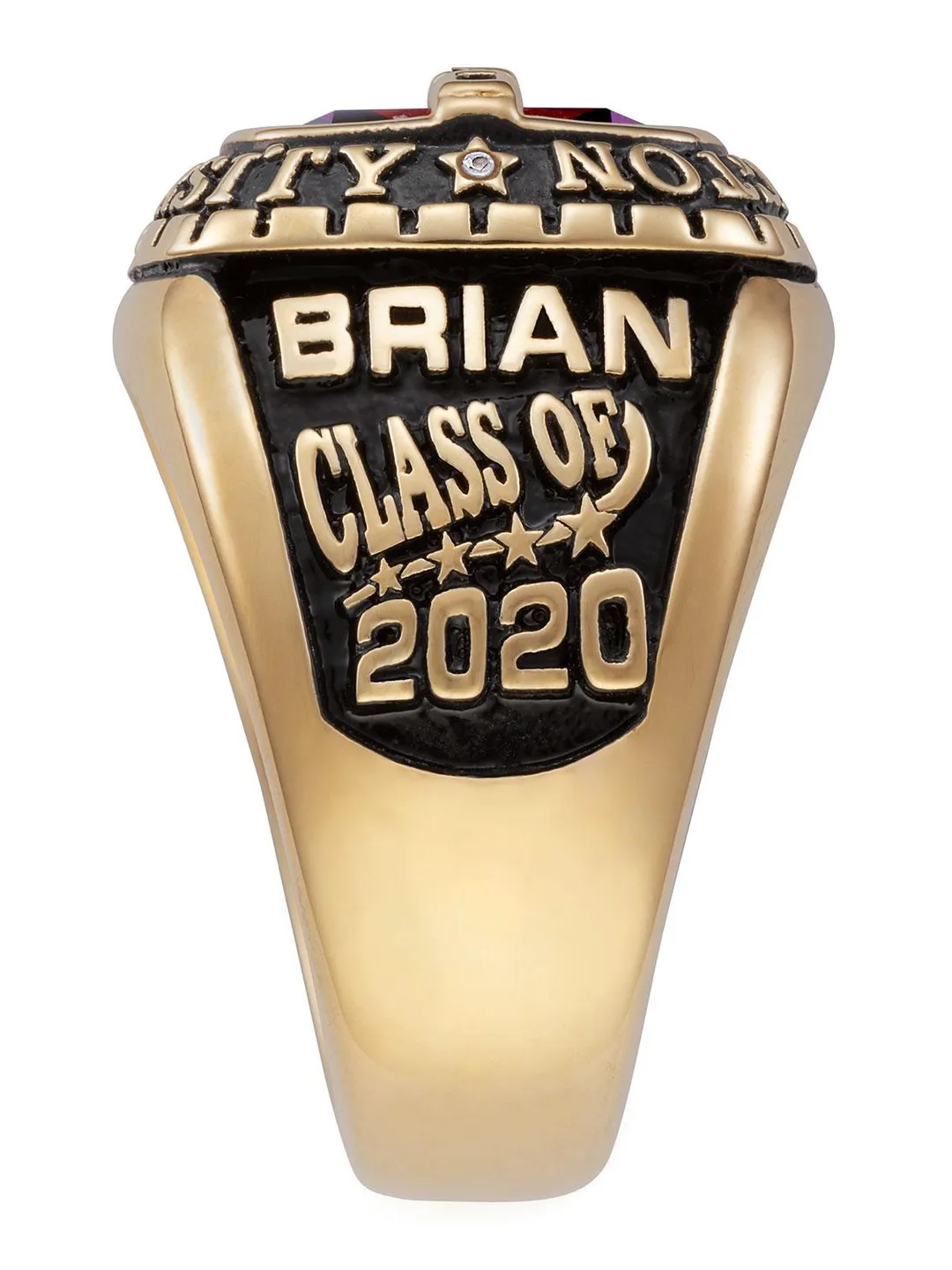 High School Class Ring, Custom High School Graduation Ring Gift ...