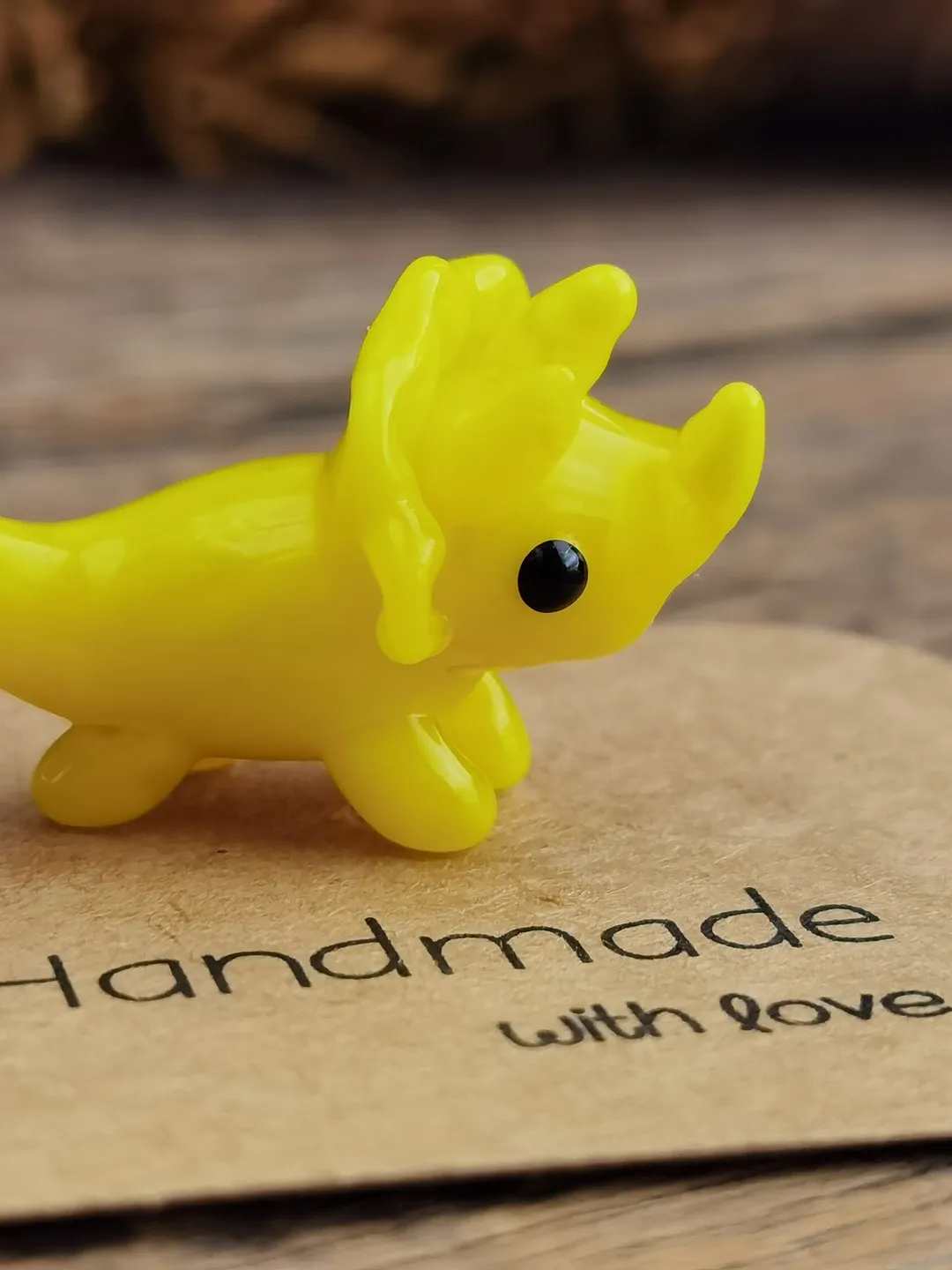 DINOSAUR ORNAMENTS Dinosaur figurine Glass dinosaur decor Miniature Dinosaur gift Dino figurine Glass figurines Tiny glass animals Terrarium