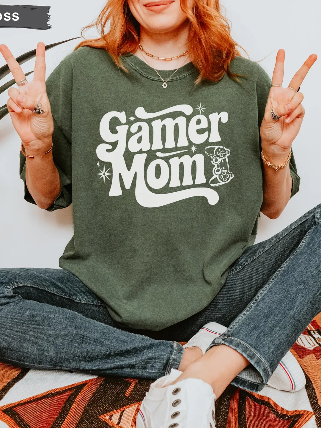 Gamer Mom Shirt, Gaming Mom Gift for Gamer Wife, Gaming Mother Day Gift or Gamer Mom Birthday Gift for Her, Retro Comfort Colors Graphic Tee
