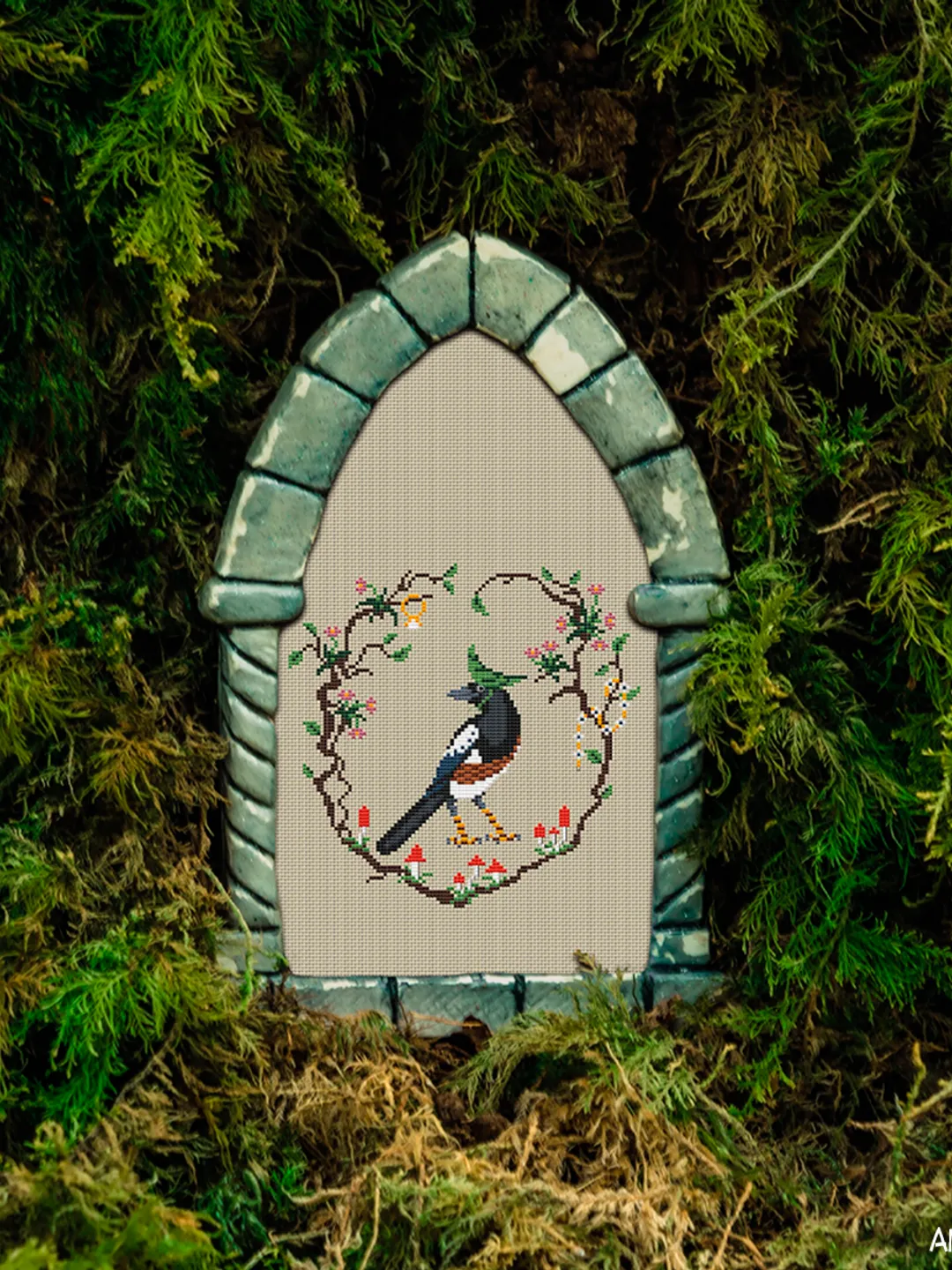 Stories of the Mornwood and Magpie Collector of Trifles cross stitch pattern