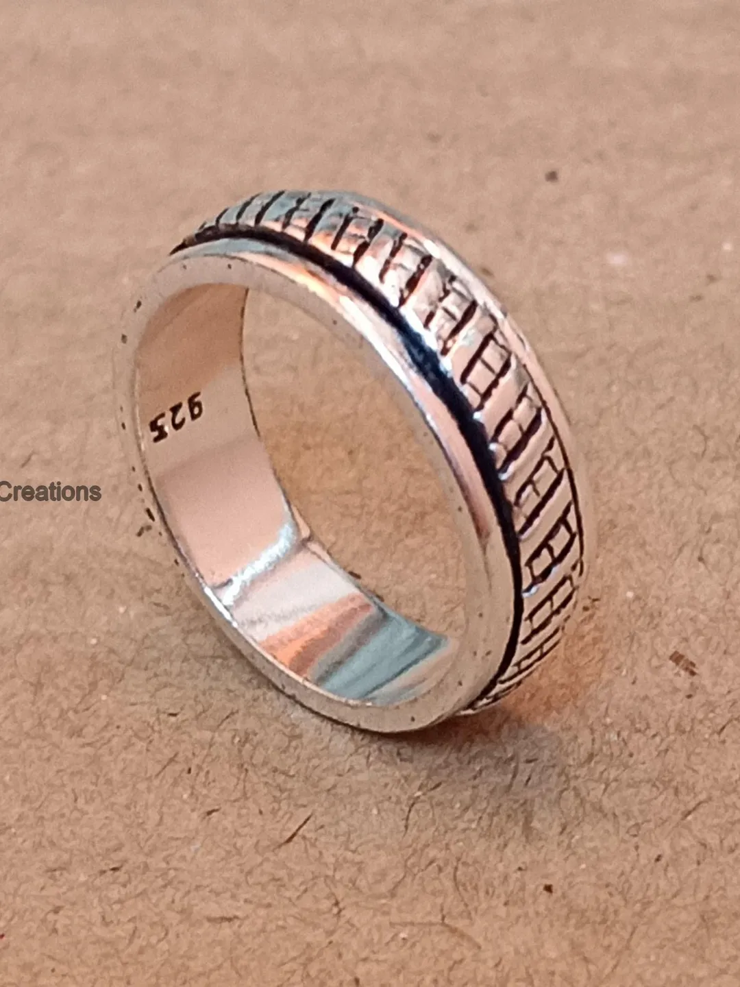 Flowers Gifts Spinner Ring, Handmade Gifts Ring, 925 Sterling Silver Ring, Statement Ring, Engagement Ring, Partywear Ring, Wedding Ring,