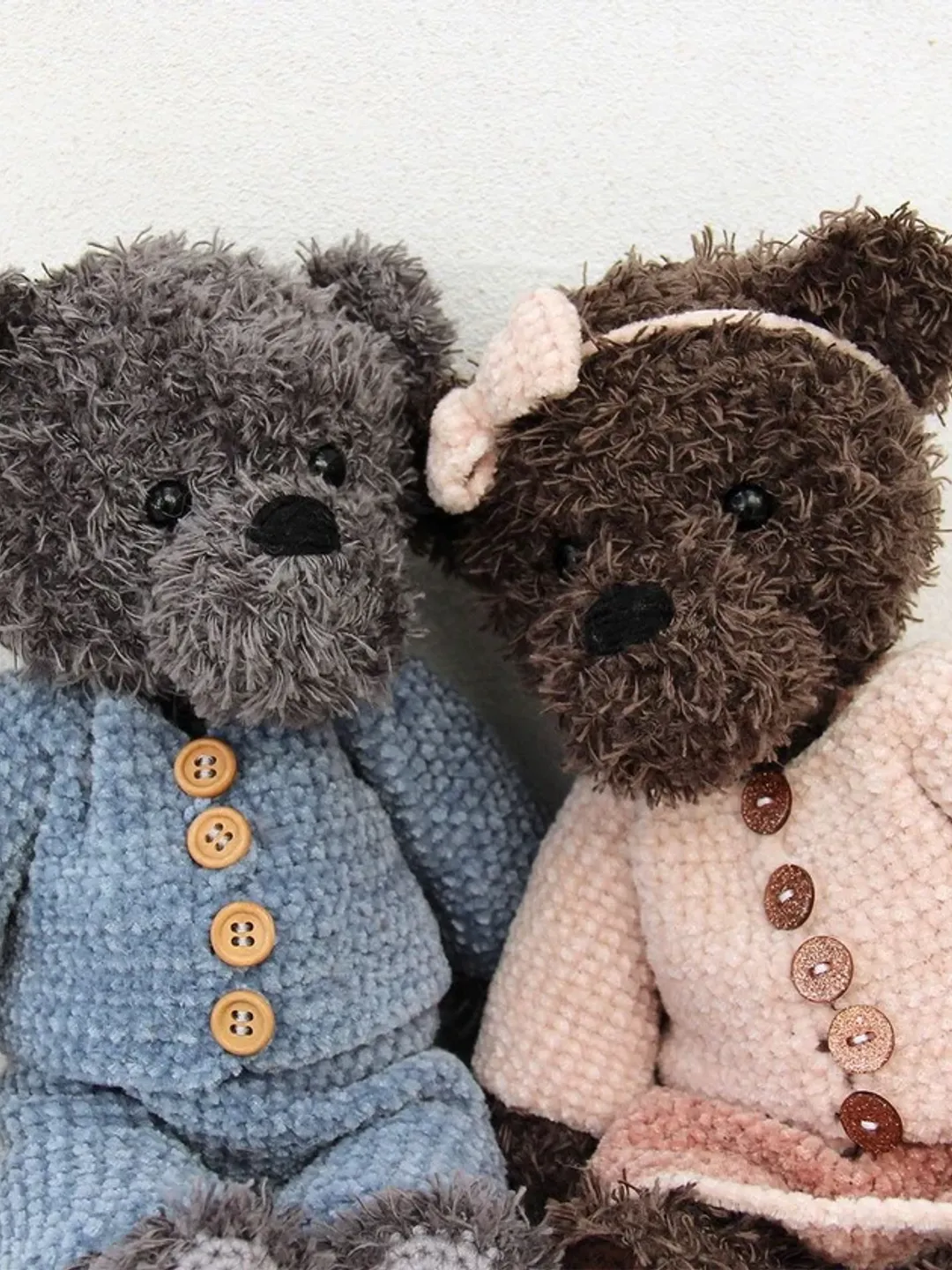 Crochet Teddy Bear Pattern PDF, Teddy & Clothes Boy and Girl, Amigurumi Bear Pattern, Crochet Teddy Toy, Bear Clothing Pattern, Intermediate Crochet, Stuffed Animal, Handmade Gift