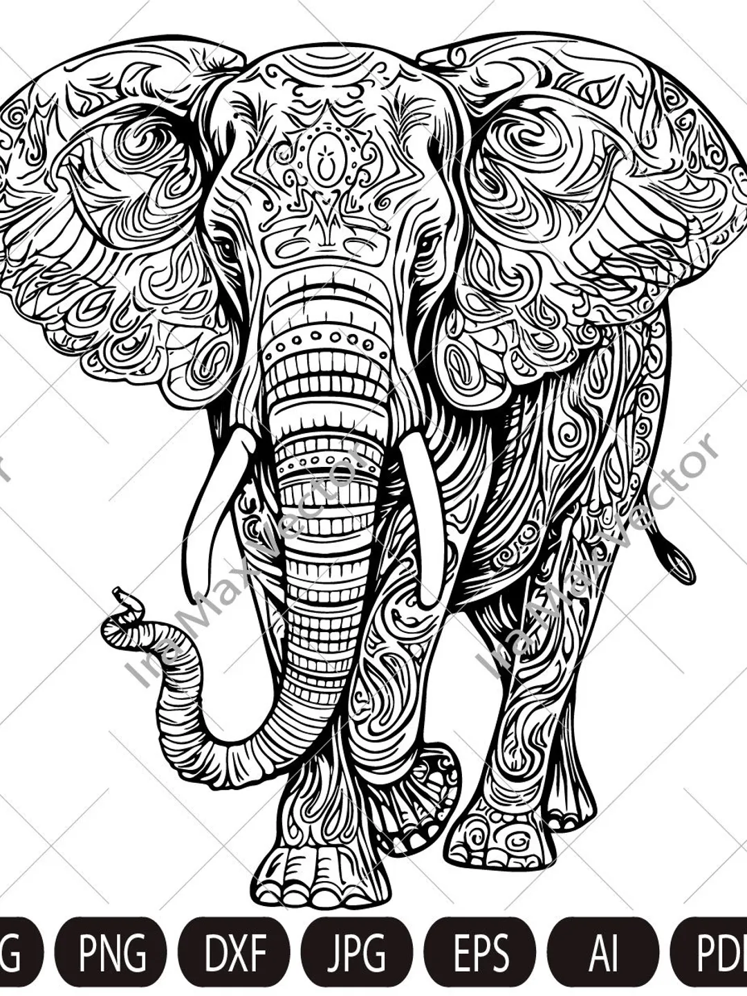 象　アートプリント　額入り　Elephant 21660325-6b2b-4105-b3c5-