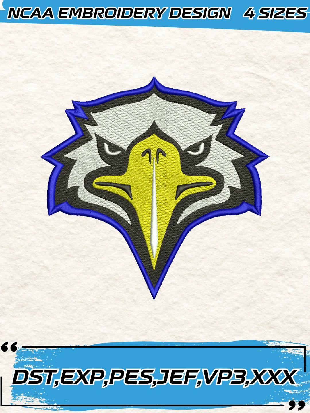 Morehead State Eagles Logo Embroidery Design,NCAA Logo Embroidery Design,Machine Embroidery Design File,4 Sizes, Digital Download