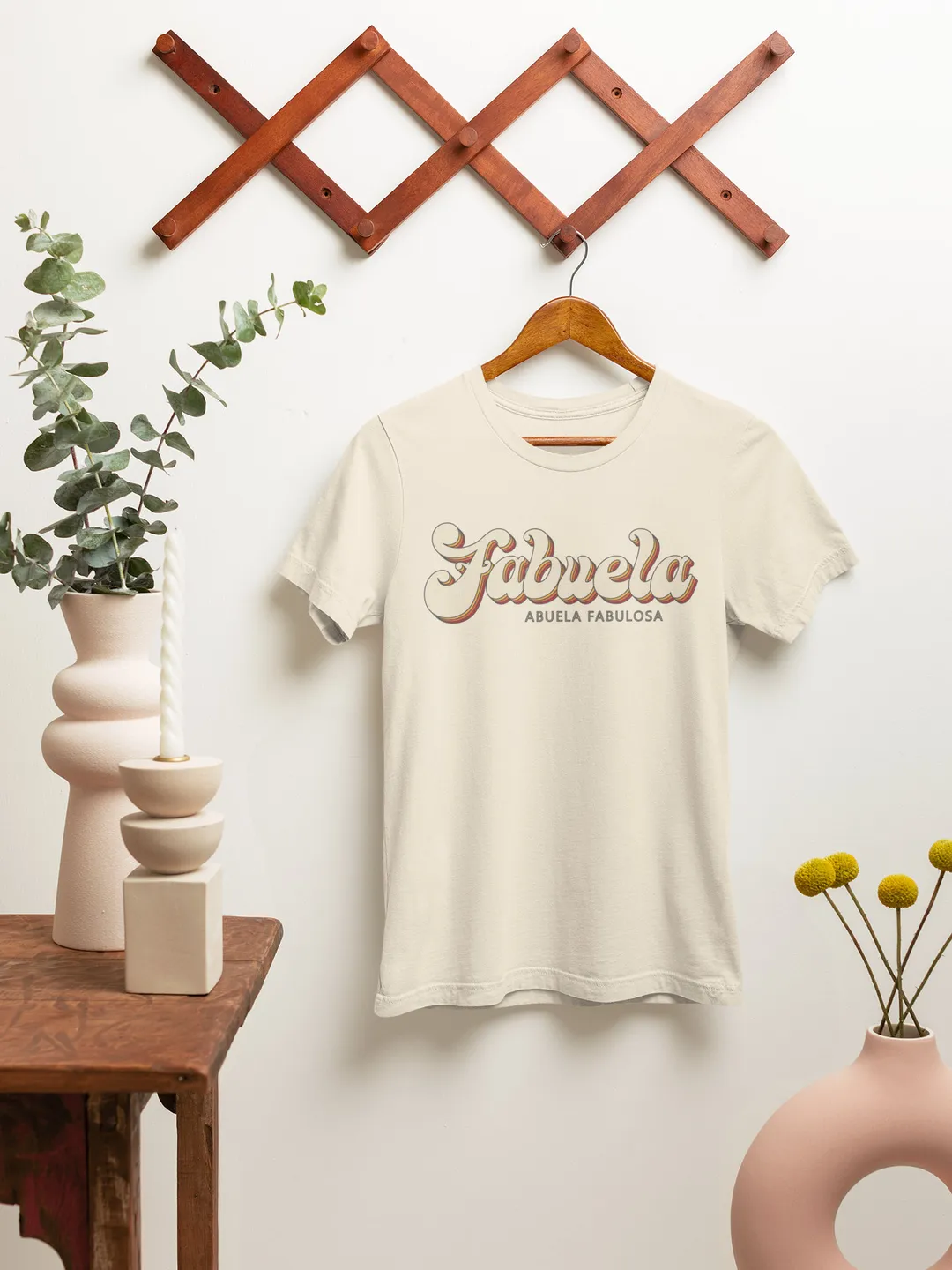 Groovy Retro Fabuela shirt Abuela Camiseta Mother's Day gift for Grandma Fabuela t-shirt Abuela Fabulosa tshirt, Soft Bella Canvas 3001