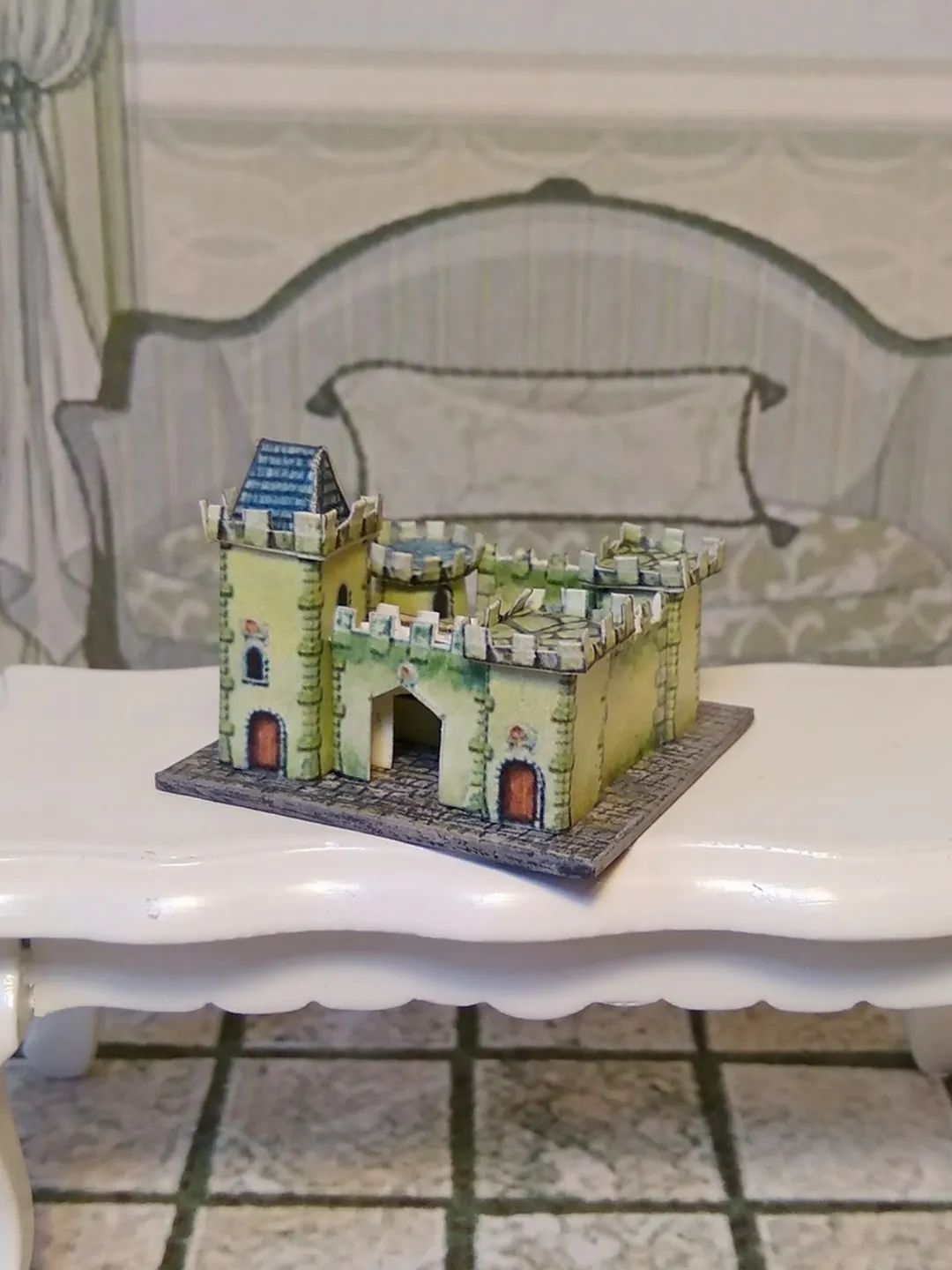 Fortress for a dollhouse.1:12 scale.