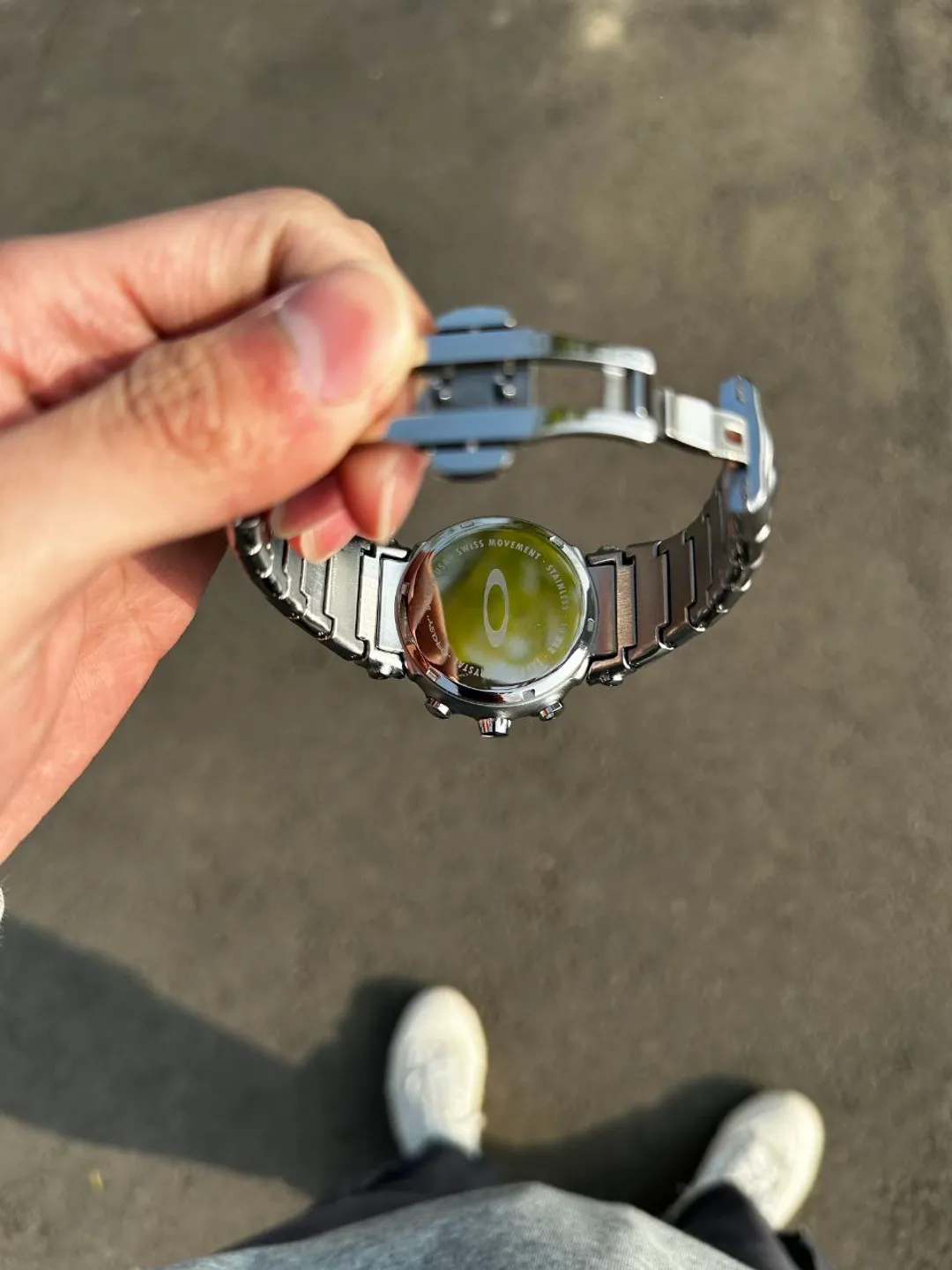 JADGE Oakley Y2K retro watch - blue dial, Y2K era