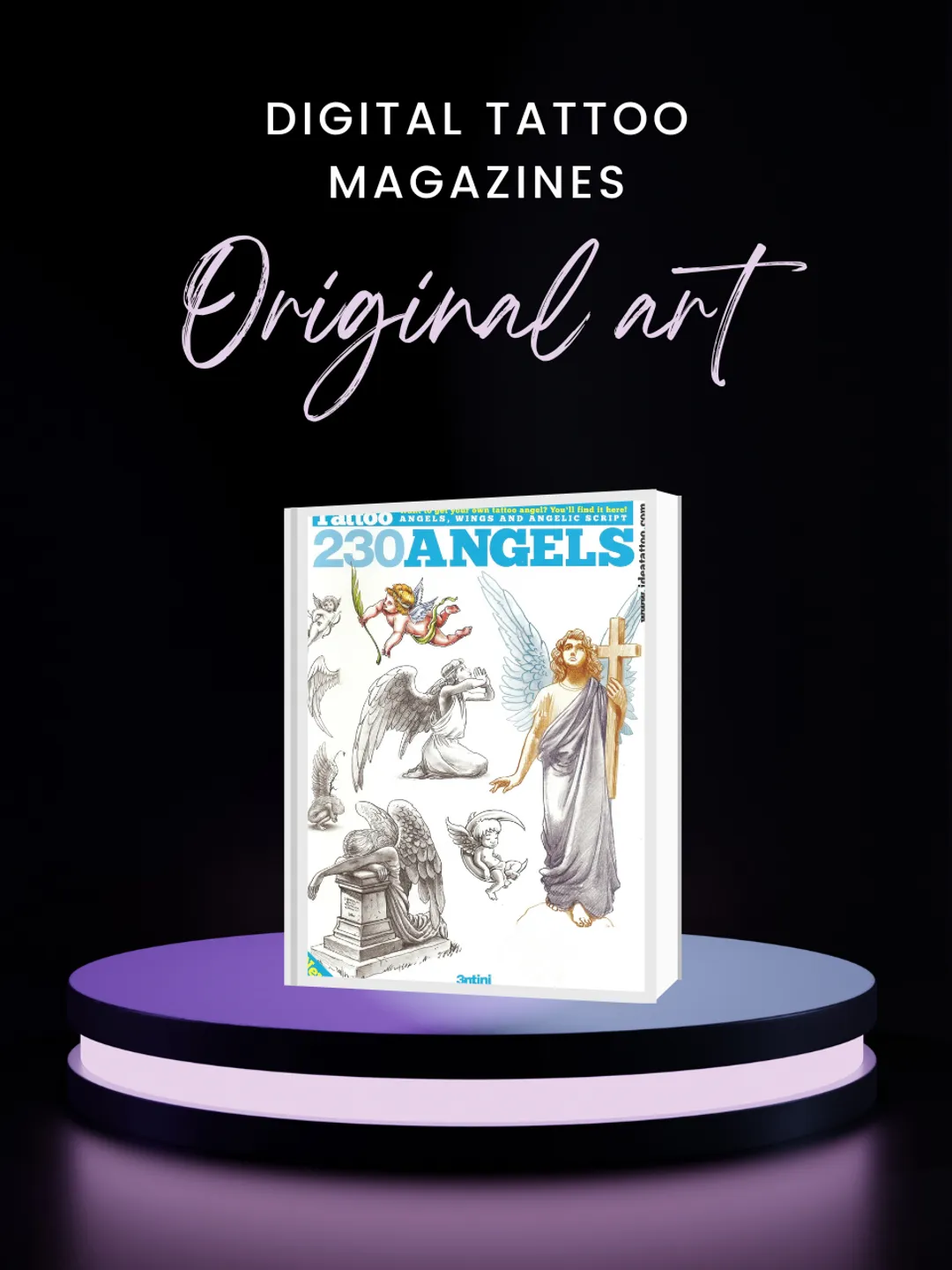 Tattoo Sketchbook 230 Angels $1.70 | Buy online with delivery
