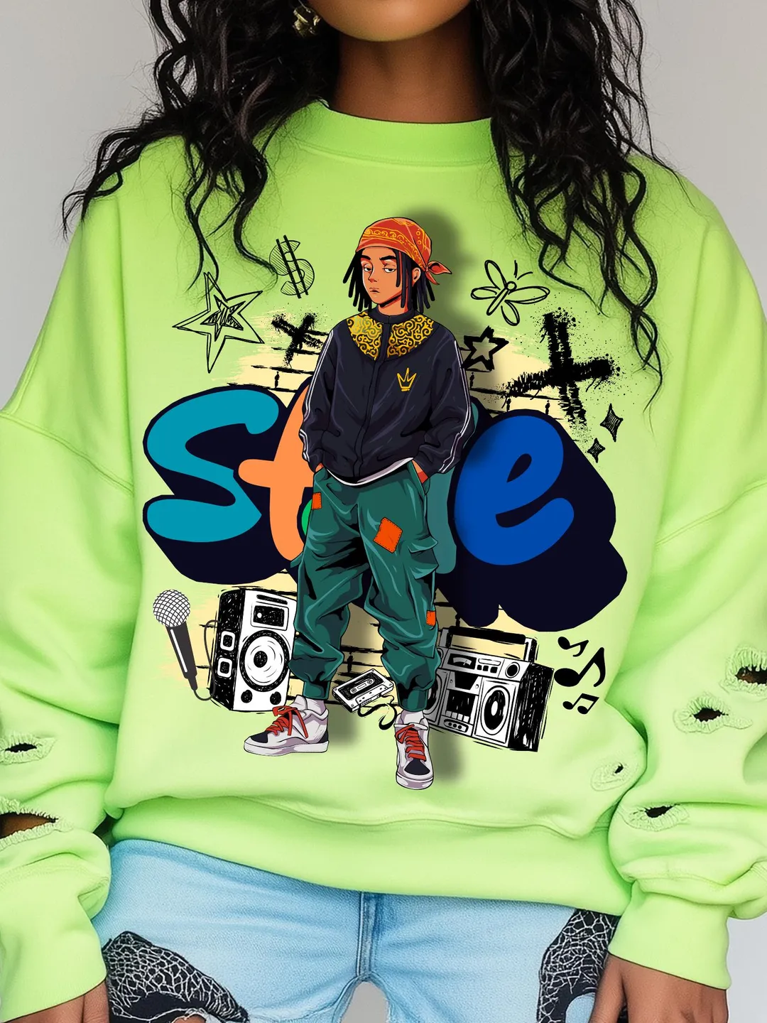 Urban Rapper Design Hip Hop Shirt Design PNG and JPG File, Pop Culture T-shirt, (Digital ...
