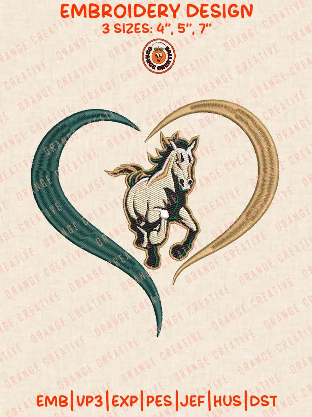 Cal Poly Mustang Heart Embroidery Design Files, Football Embroidery Designs, Sport Machine Embroidery Files, 3 Sizes, Custom Sizes, Instant Download