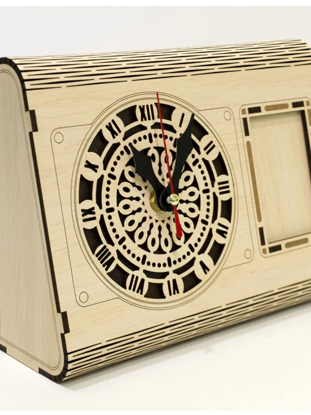 Digital Template Cnc Router Files Cnc Clock Box Files for Wood Laser Cut Pattern