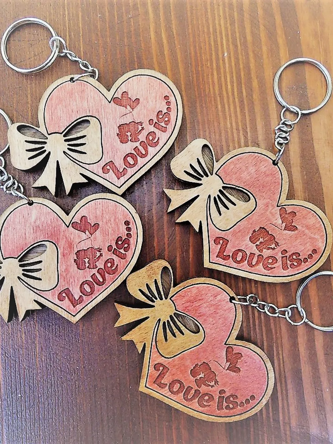 Digital Template Cnc Router Files Cnc Keychain Files for Wood Laser Cut Pattern