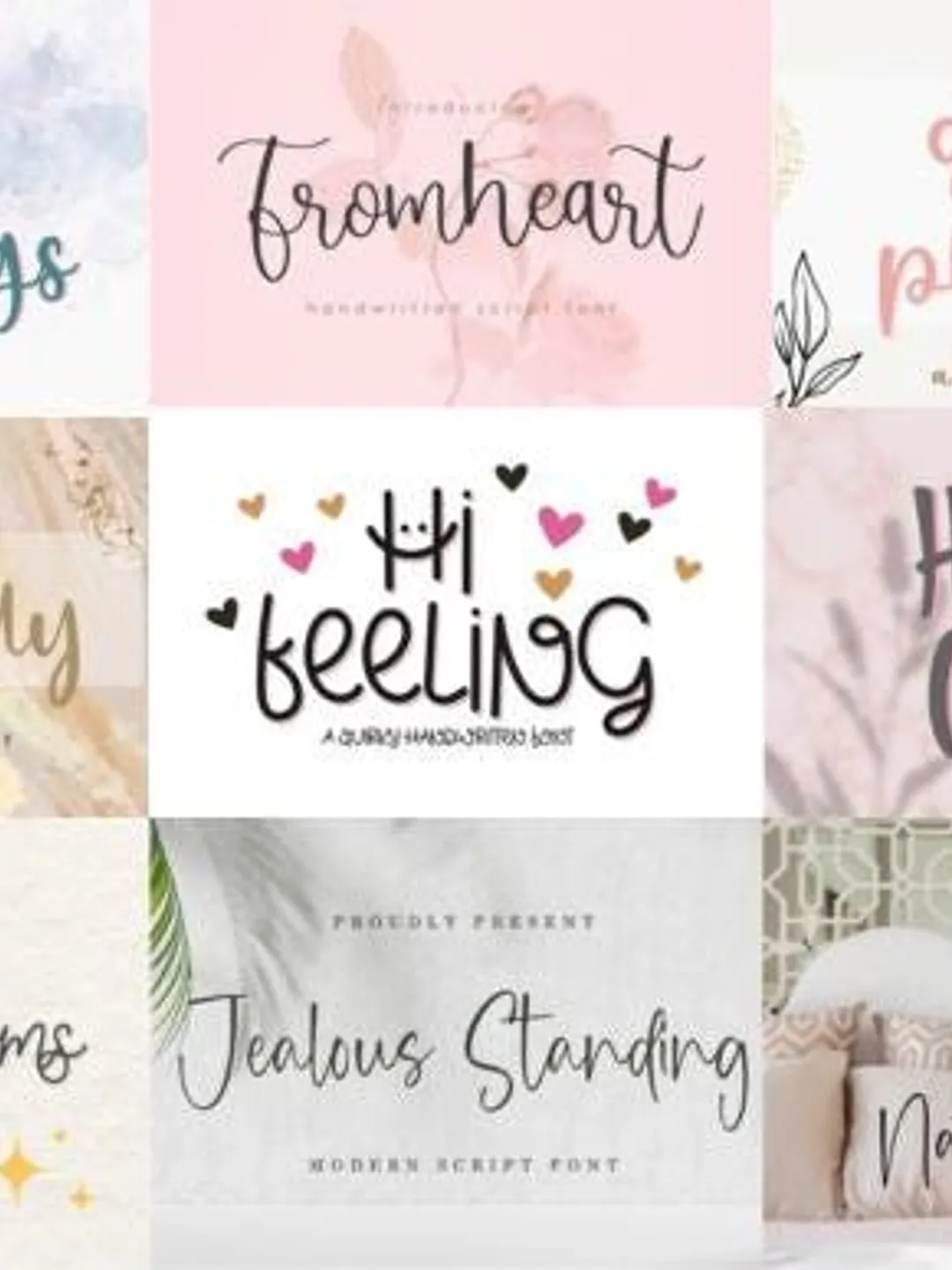 Wedding Font Bundle, Elegant Cursive Script for Invitations, Farmhouse ...