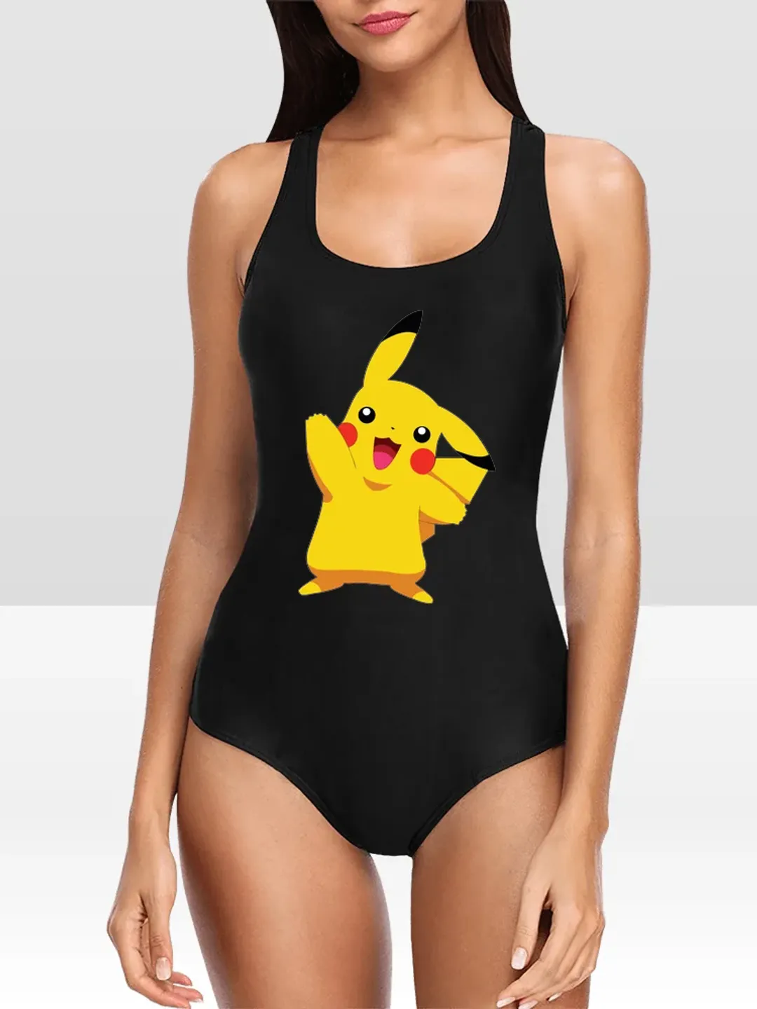 With Pikachu One Piece Swimsuit