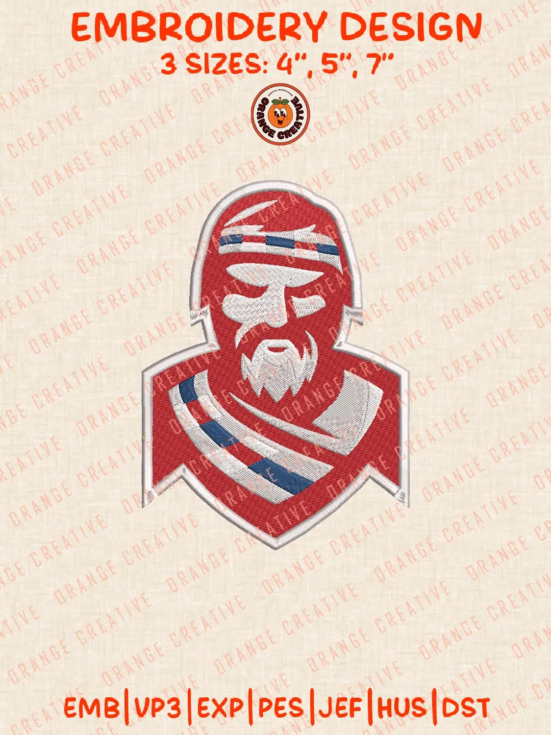 Radford Highlanders NCAA Logos Embroidery Design Files, NCAA Logos Embroidery Designs, Machine Embroidery Files, 4 Sizes, Custom Sizes, Instant Download