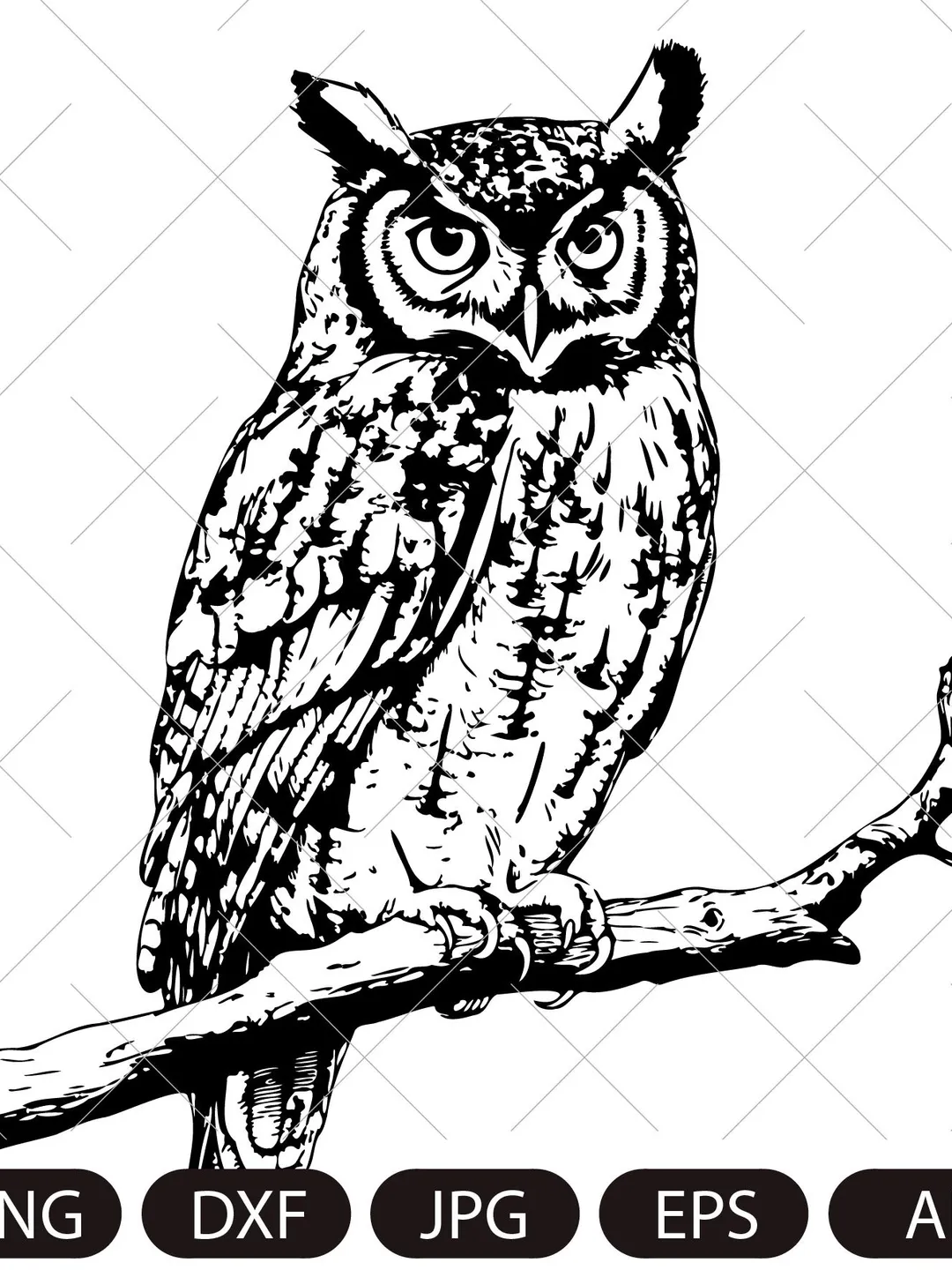 Owl Svg, Owl Clipart, Owl Png, Owl Head, Owl Cut Files For Cricut, Owl Silhouette, Bird Silhouette