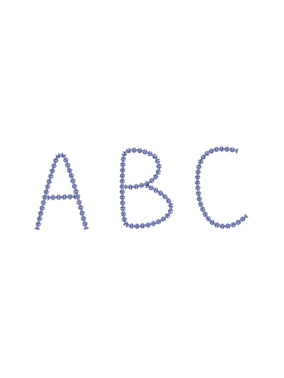 Font machine embroidery design,Script embroidery font,2 sizes Instant Download-06