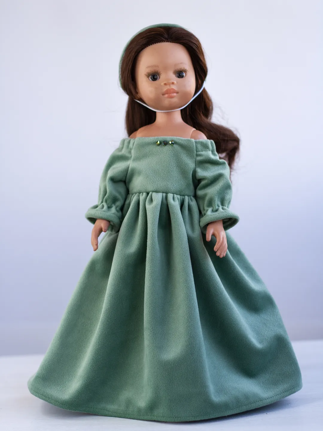 Paola Reina doll dress, Dianna Effner Little Darling clothes, 13 inch doll dress waist 13 - 14,5 cm