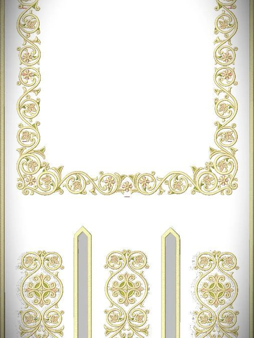 "Banner" set of designs for machine embroidery