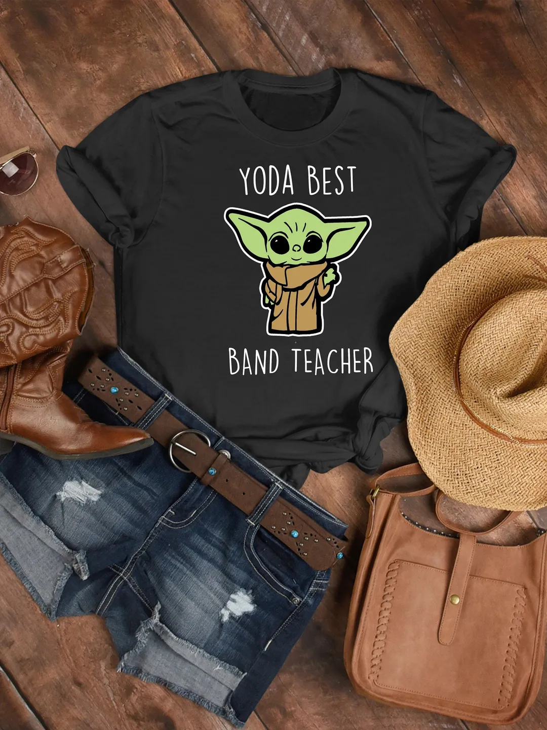 Yoda best Band Teacher Shirts n Gifts for Band Teacher, 90s Nostalgia Graphic Tee, Trendy shirt and Hoodie, Band Teacher T-shirt