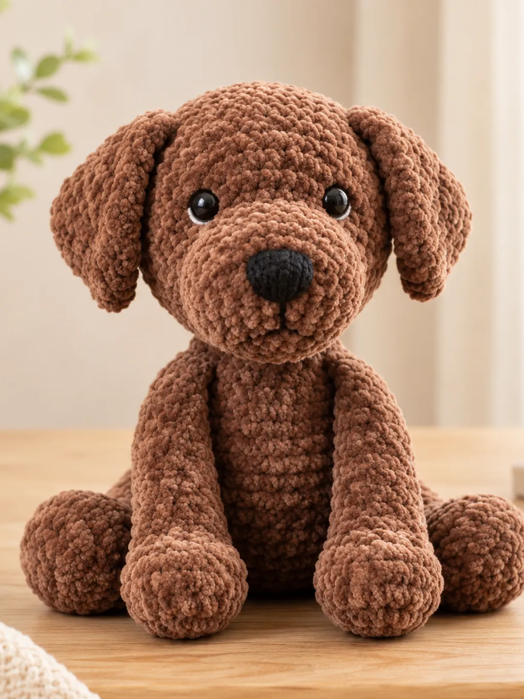 Crochet Puppy Pattern PDF, Amigurumi Dog Pattern, Plush Puppy Crochet Tutorial, Easy Animal Crochet Pattern