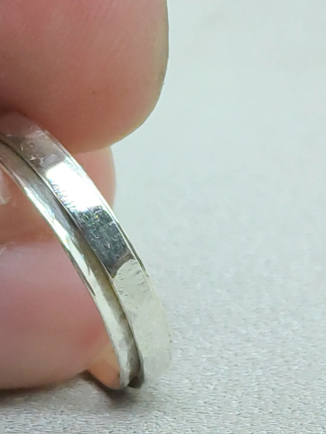 Spinner Ring, Band Ring, 925 Sterling Silver Ring, Handmade Ring, Hammered Spinner Ring, Anxiety Ring, Fidget Ring, Stacking Ring, Gift Ring