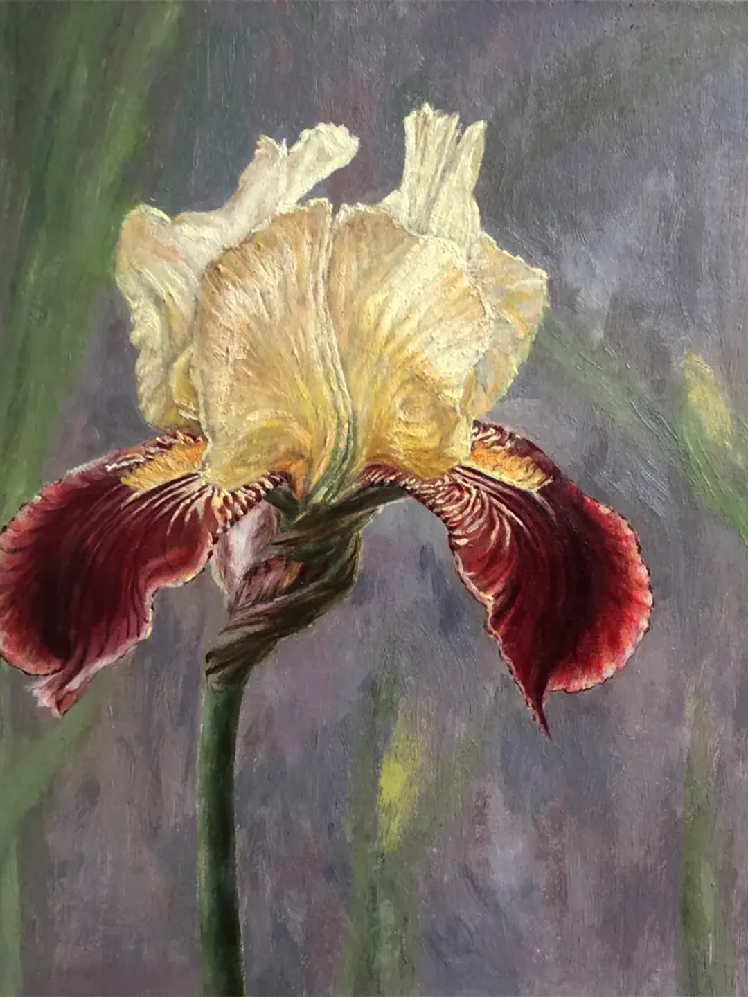 "Poppy" oil small painting flower stilllife original wall art picture ...