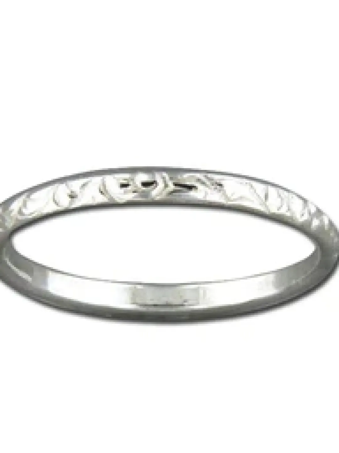 Sterling Silver Hawaiian Toe Ring, 925 Silver flower toe ring, Simple dainty etched Minimalist toe ring for women, stacking ring, fitted